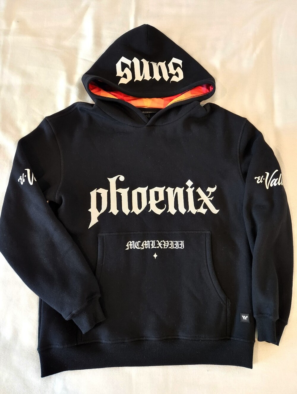 Wild Collective Phoenix Suns Black Hoodie Oversized Small El Valle